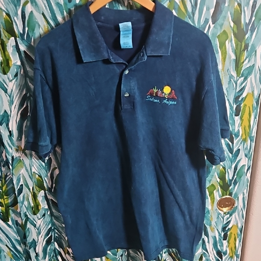 Gildan Sedona, Arizona Blue Polo Shirt